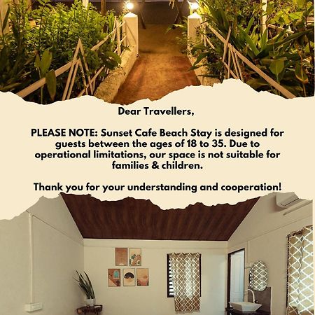 Sunset Cafe Beach Stay Gokarna  Ngoại thất bức ảnh